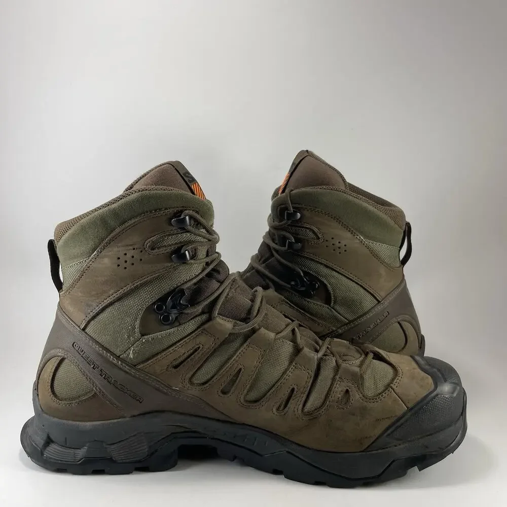 Salomon Quest Tracker GORE-TEX Brown Boots Mens Size 14 Backpacking Trail Shoe